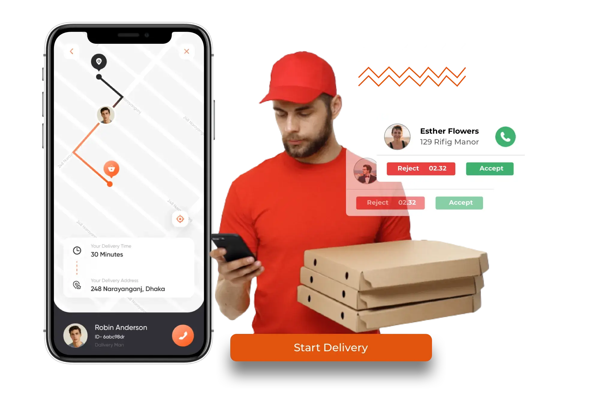 Delivery Agent App