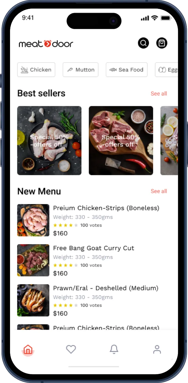 Portfolio App meat